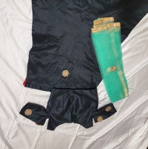 Womens black chaniya choli wore it one time